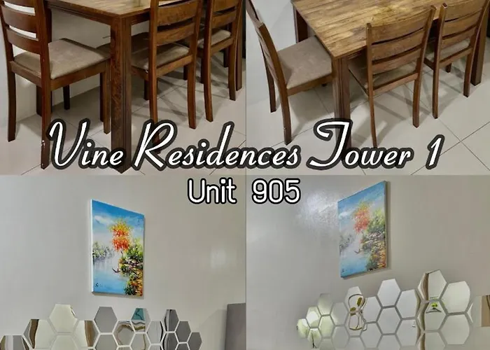 Vine Residences 2 Bedroom Prime Video,free Parking, Near Mall, Pool, Unli Wifi 905 *