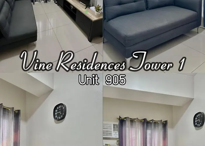 Apartamento Vine Residences 2 Bedroom Prime Video,free Parking, Near Mall, Pool, Unli Wifi 905 Manila